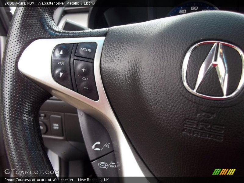 Alabaster Silver Metallic / Ebony 2008 Acura RDX