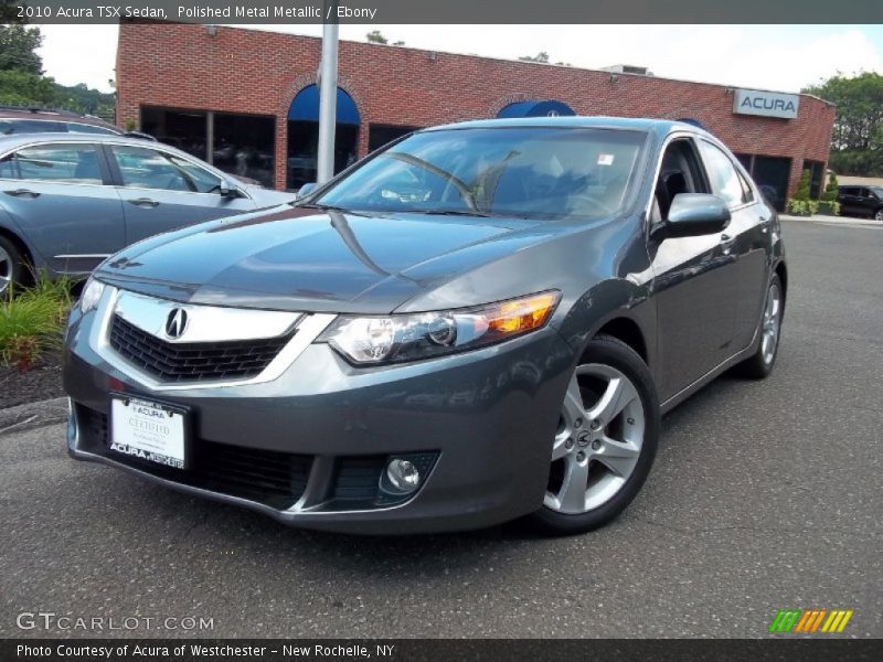 Polished Metal Metallic / Ebony 2010 Acura TSX Sedan