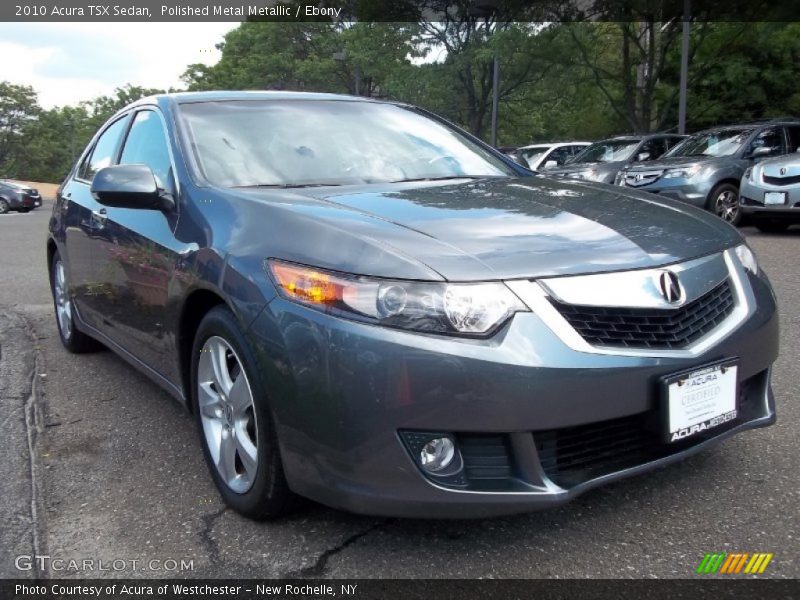 Polished Metal Metallic / Ebony 2010 Acura TSX Sedan