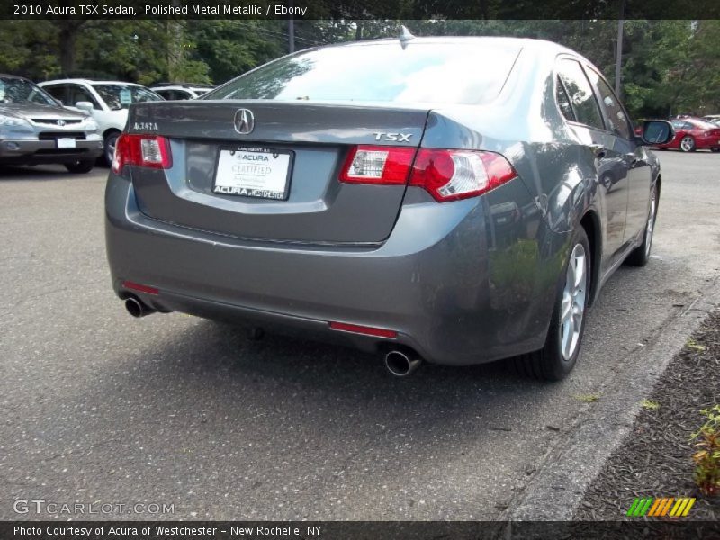 Polished Metal Metallic / Ebony 2010 Acura TSX Sedan