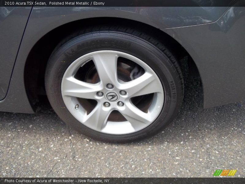 Polished Metal Metallic / Ebony 2010 Acura TSX Sedan