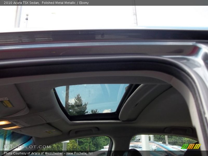 Polished Metal Metallic / Ebony 2010 Acura TSX Sedan