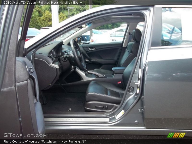 Polished Metal Metallic / Ebony 2010 Acura TSX Sedan