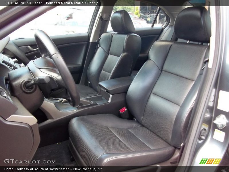 Polished Metal Metallic / Ebony 2010 Acura TSX Sedan