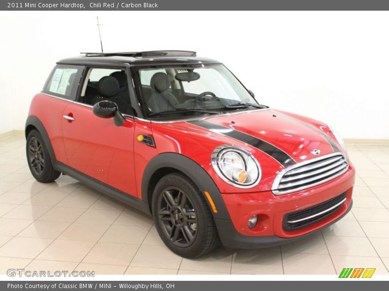 Chili Red / Carbon Black 2011 Mini Cooper Hardtop