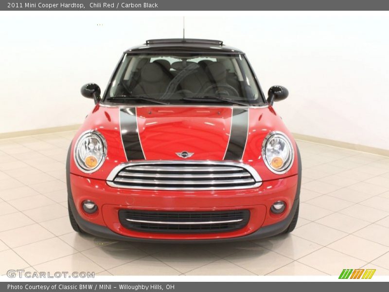 Chili Red / Carbon Black 2011 Mini Cooper Hardtop