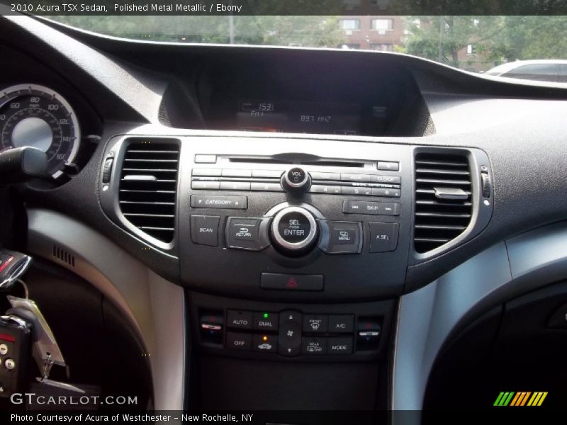 Polished Metal Metallic / Ebony 2010 Acura TSX Sedan