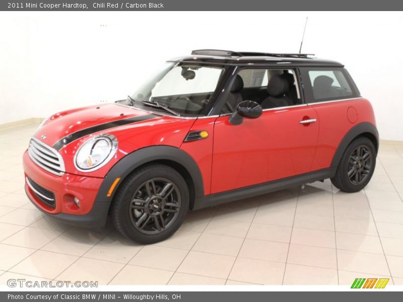 Chili Red / Carbon Black 2011 Mini Cooper Hardtop