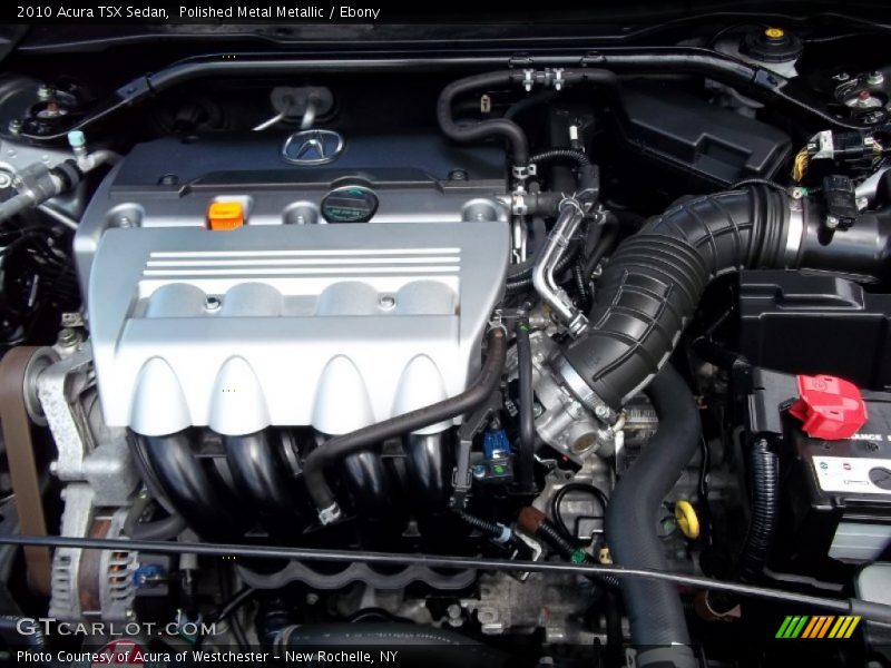Polished Metal Metallic / Ebony 2010 Acura TSX Sedan