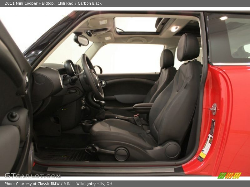 Chili Red / Carbon Black 2011 Mini Cooper Hardtop