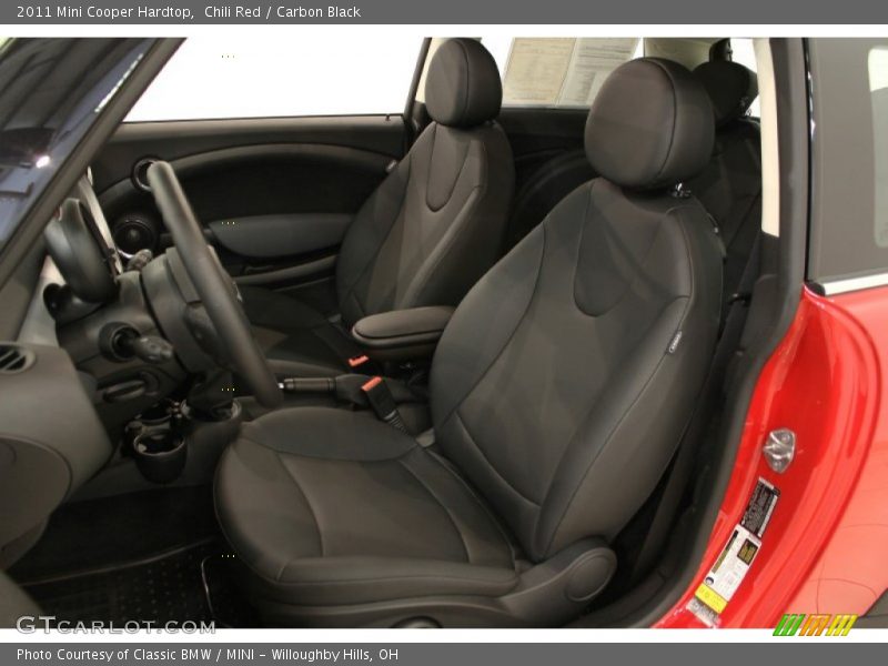 Chili Red / Carbon Black 2011 Mini Cooper Hardtop