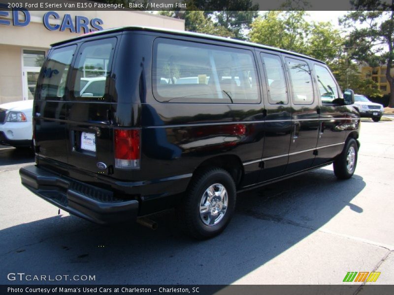 Black / Medium Flint 2003 Ford E Series Van E150 Passenger