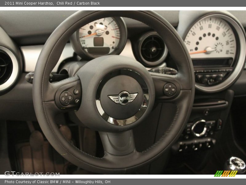 Chili Red / Carbon Black 2011 Mini Cooper Hardtop
