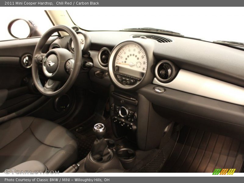 Chili Red / Carbon Black 2011 Mini Cooper Hardtop