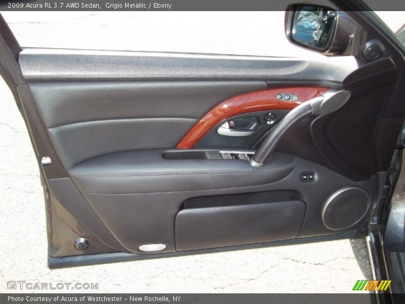 Grigio Metallic / Ebony 2009 Acura RL 3.7 AWD Sedan
