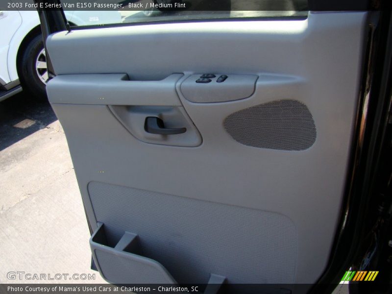 Black / Medium Flint 2003 Ford E Series Van E150 Passenger