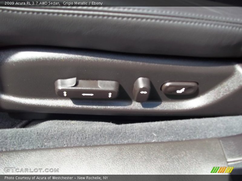 Grigio Metallic / Ebony 2009 Acura RL 3.7 AWD Sedan