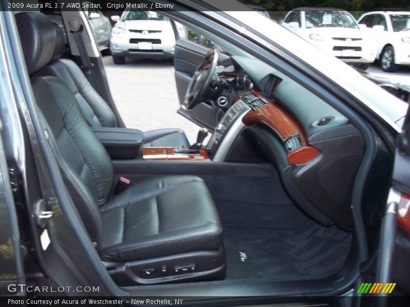 Grigio Metallic / Ebony 2009 Acura RL 3.7 AWD Sedan