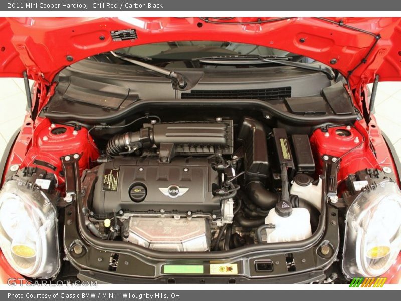 Chili Red / Carbon Black 2011 Mini Cooper Hardtop