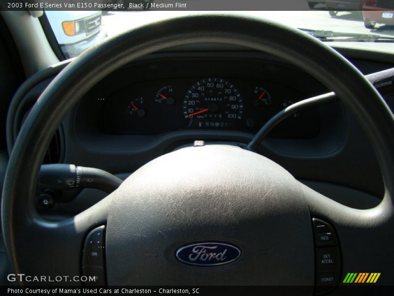 Black / Medium Flint 2003 Ford E Series Van E150 Passenger