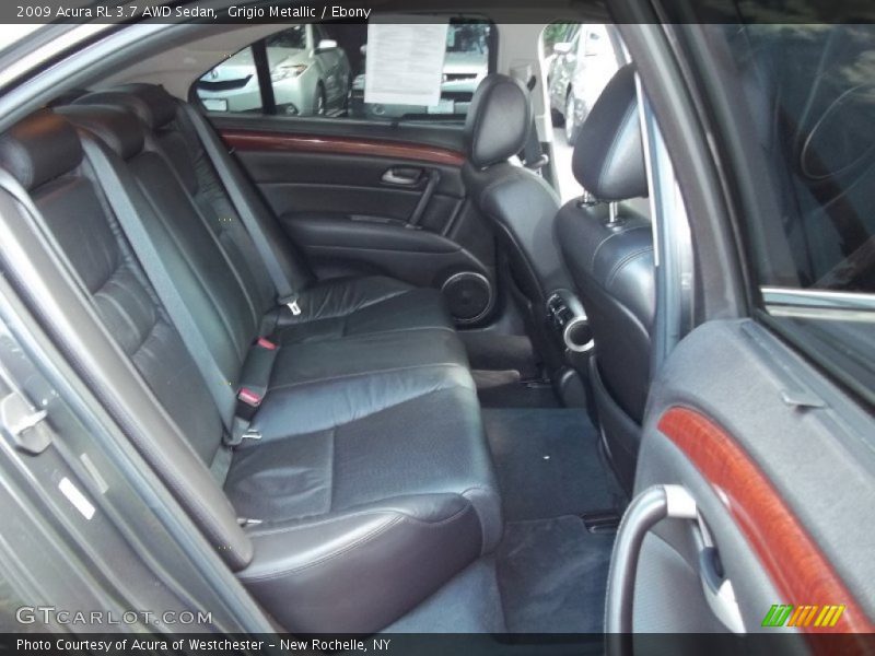 Grigio Metallic / Ebony 2009 Acura RL 3.7 AWD Sedan