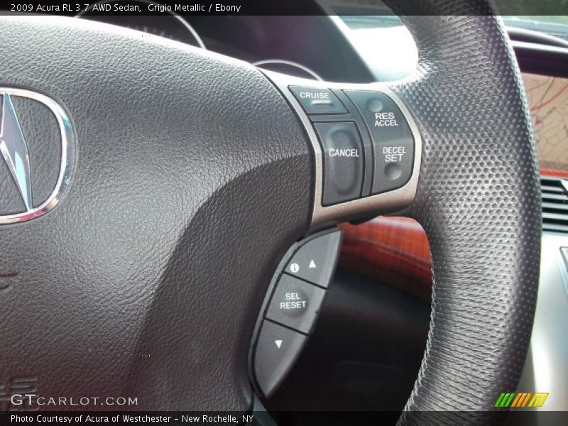 Grigio Metallic / Ebony 2009 Acura RL 3.7 AWD Sedan