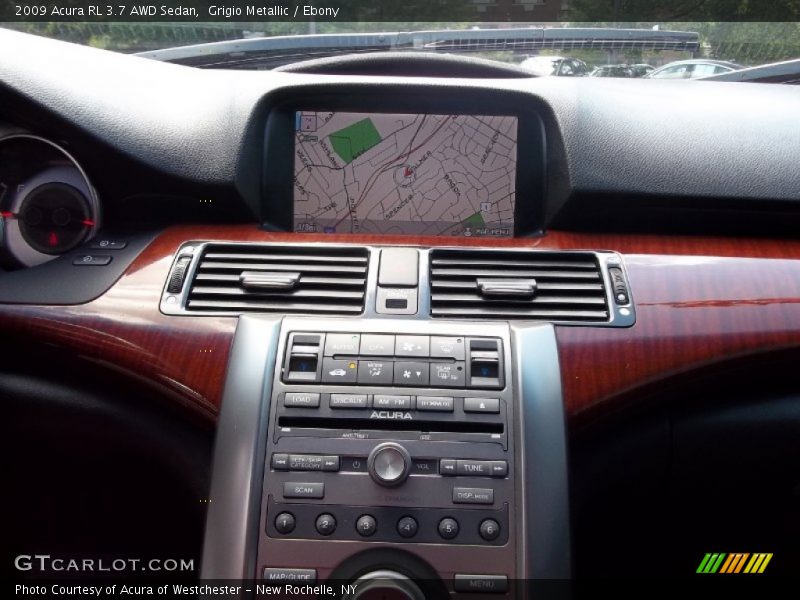 Grigio Metallic / Ebony 2009 Acura RL 3.7 AWD Sedan
