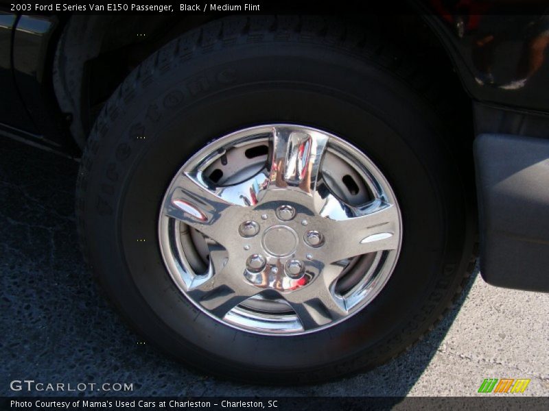 Black / Medium Flint 2003 Ford E Series Van E150 Passenger