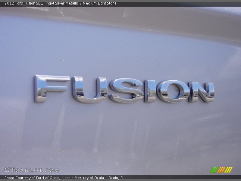 Ingot Silver Metallic / Medium Light Stone 2012 Ford Fusion SEL