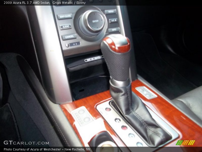 Grigio Metallic / Ebony 2009 Acura RL 3.7 AWD Sedan