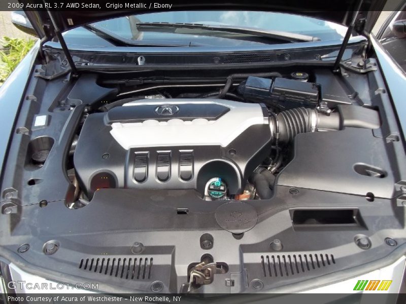 Grigio Metallic / Ebony 2009 Acura RL 3.7 AWD Sedan