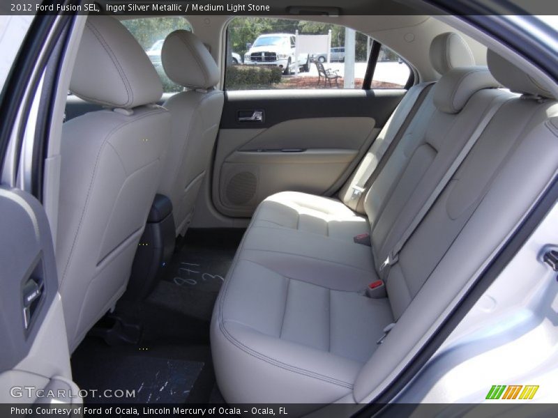 Ingot Silver Metallic / Medium Light Stone 2012 Ford Fusion SEL