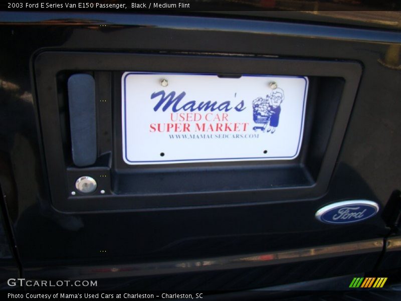 Black / Medium Flint 2003 Ford E Series Van E150 Passenger