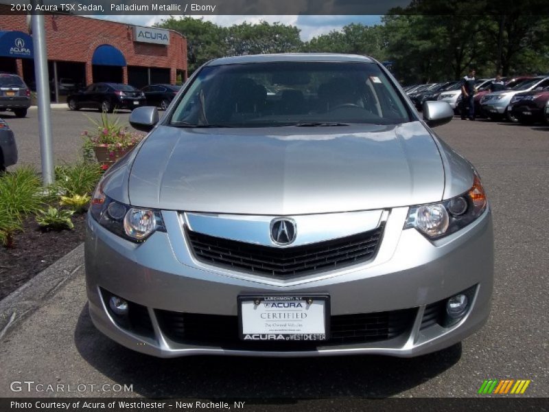 Palladium Metallic / Ebony 2010 Acura TSX Sedan