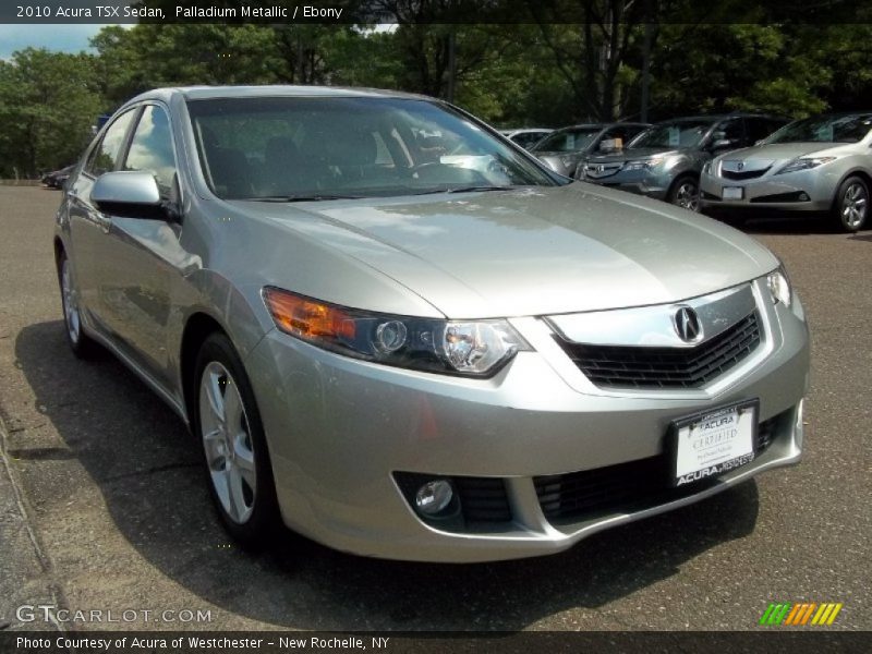 Palladium Metallic / Ebony 2010 Acura TSX Sedan