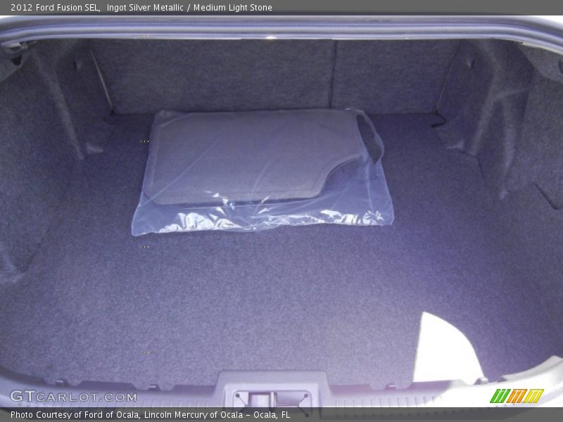 Ingot Silver Metallic / Medium Light Stone 2012 Ford Fusion SEL