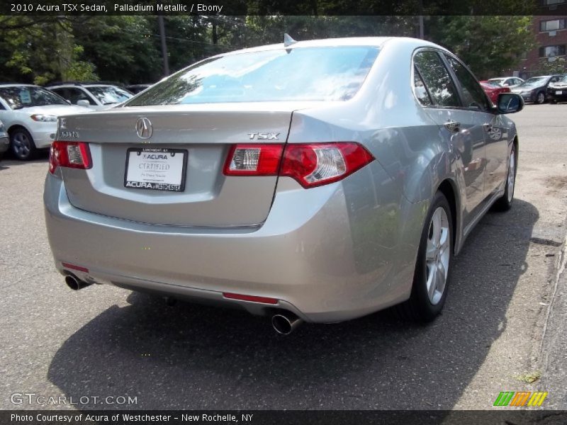 Palladium Metallic / Ebony 2010 Acura TSX Sedan
