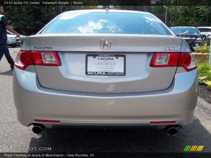 Palladium Metallic / Ebony 2010 Acura TSX Sedan