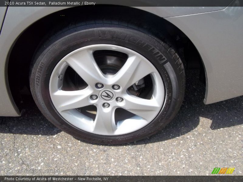 Palladium Metallic / Ebony 2010 Acura TSX Sedan