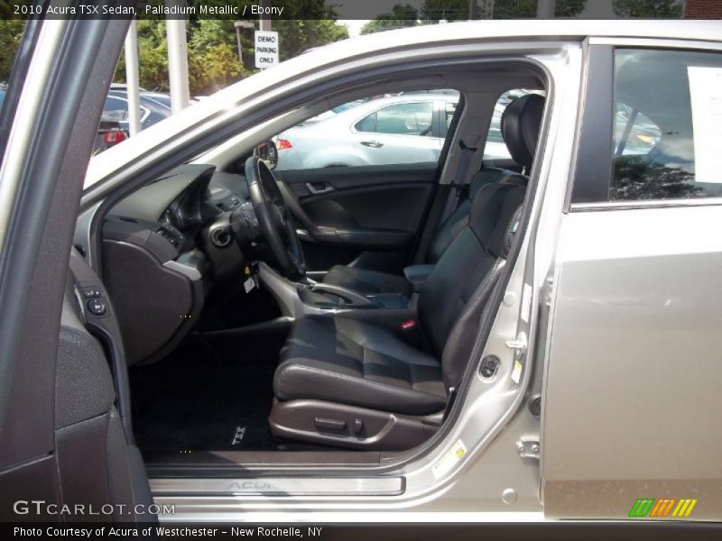 Palladium Metallic / Ebony 2010 Acura TSX Sedan