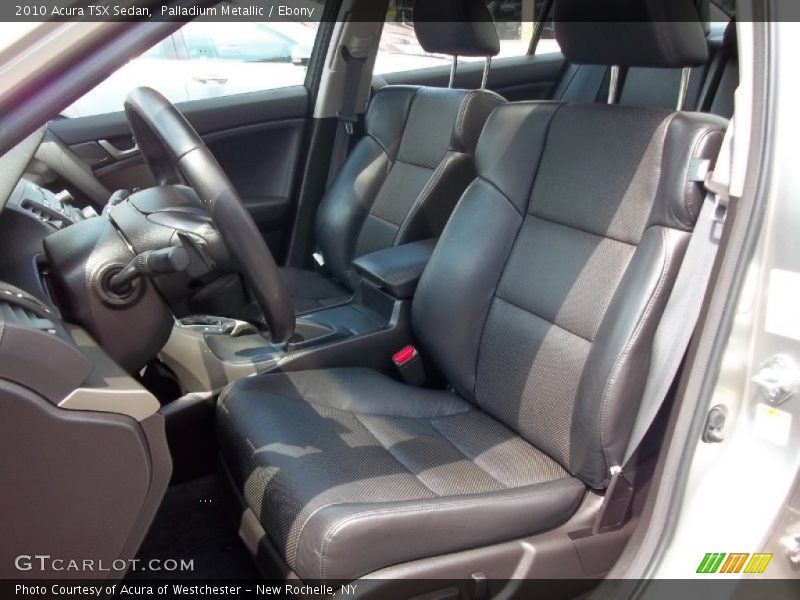 Palladium Metallic / Ebony 2010 Acura TSX Sedan