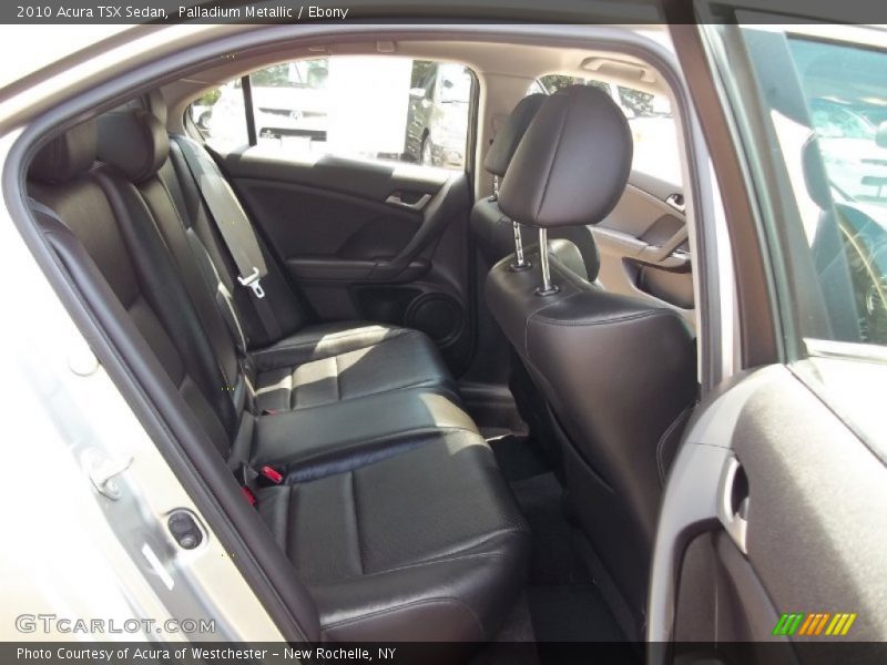 Palladium Metallic / Ebony 2010 Acura TSX Sedan