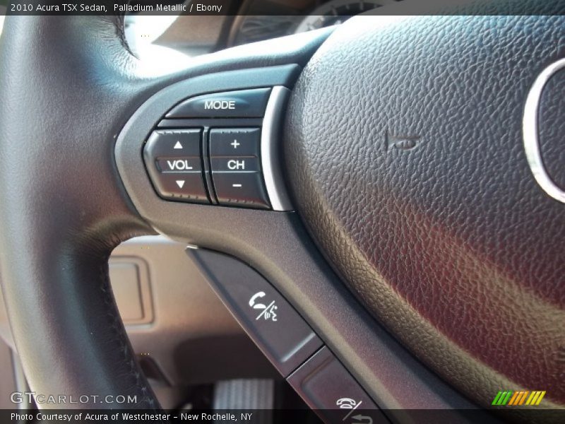 Palladium Metallic / Ebony 2010 Acura TSX Sedan
