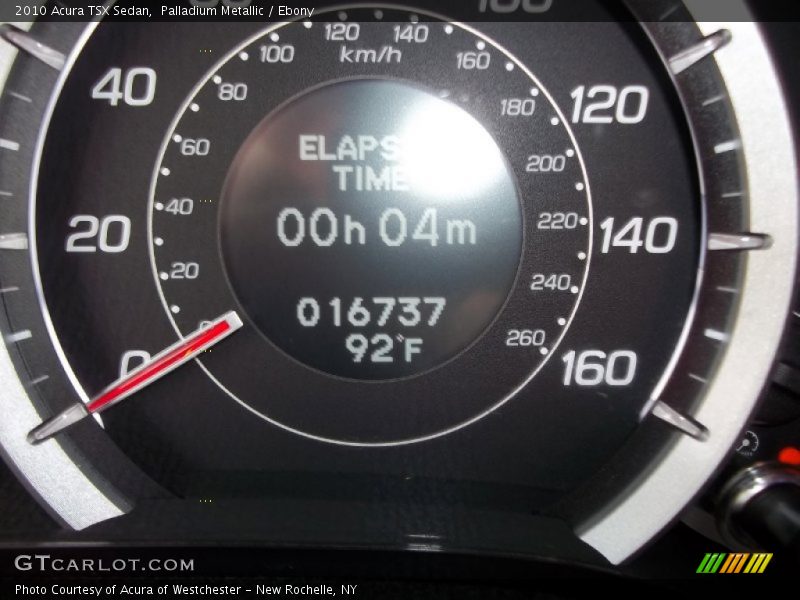 Palladium Metallic / Ebony 2010 Acura TSX Sedan