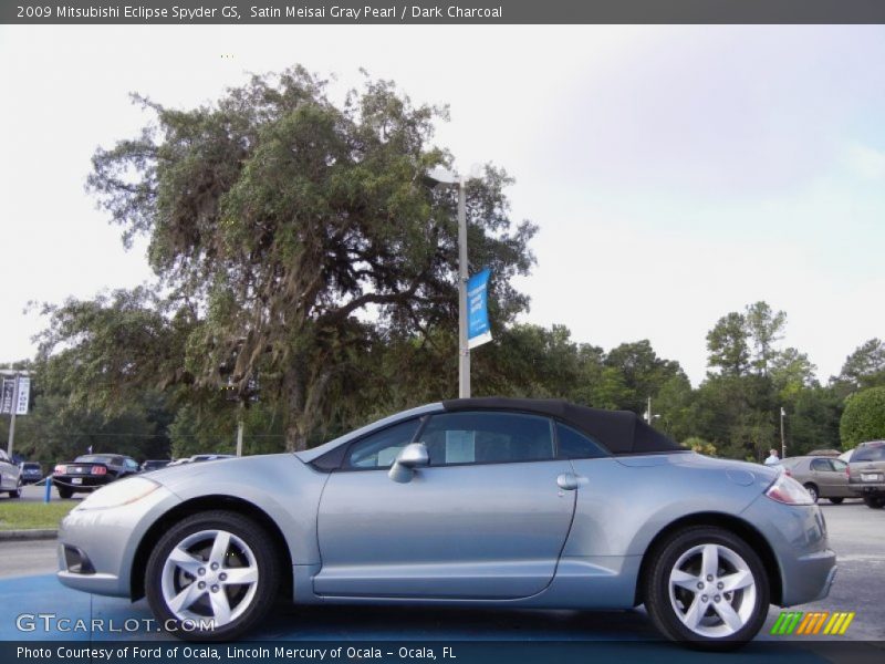 Satin Meisai Gray Pearl / Dark Charcoal 2009 Mitsubishi Eclipse Spyder GS