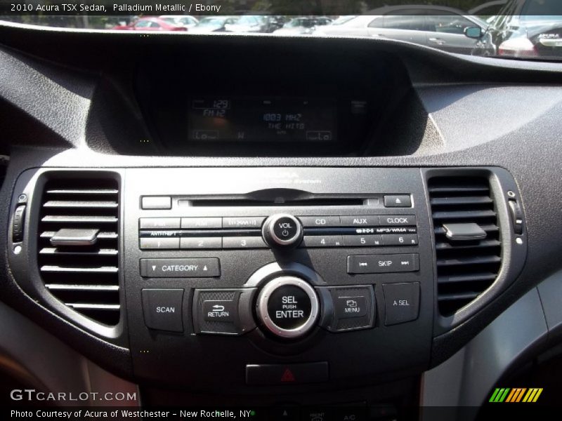 Palladium Metallic / Ebony 2010 Acura TSX Sedan