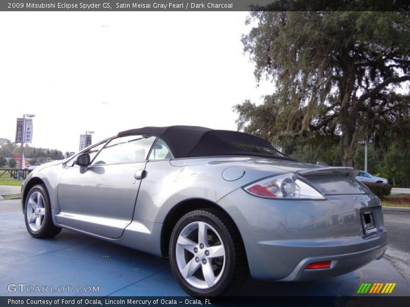 Satin Meisai Gray Pearl / Dark Charcoal 2009 Mitsubishi Eclipse Spyder GS