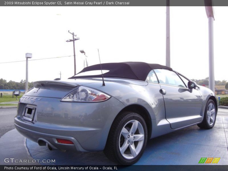 Satin Meisai Gray Pearl / Dark Charcoal 2009 Mitsubishi Eclipse Spyder GS