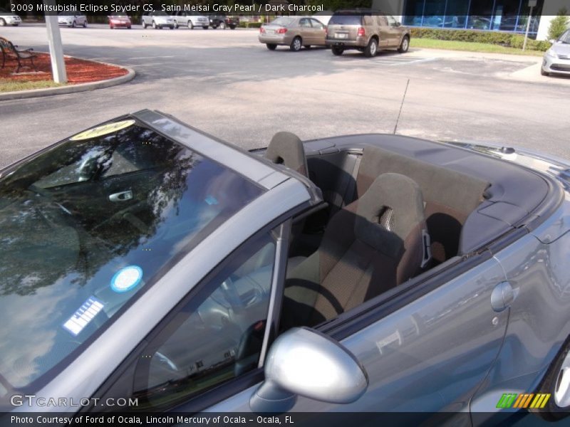 Satin Meisai Gray Pearl / Dark Charcoal 2009 Mitsubishi Eclipse Spyder GS