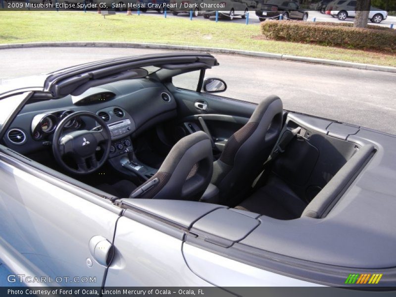 Satin Meisai Gray Pearl / Dark Charcoal 2009 Mitsubishi Eclipse Spyder GS